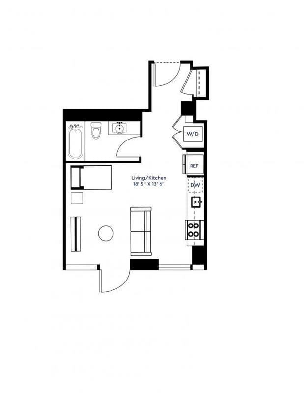 0 Bedroom 1 Bath In Chicago IL 60607 for Rent