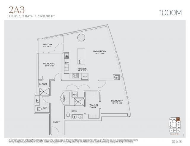 2 Bedroom 2 Bath In Chicago IL 60605 for Rent