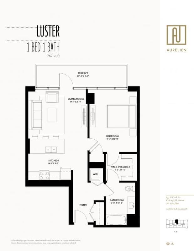 1 Bedroom 1 Bath In Chicago IL 60610 for Rent