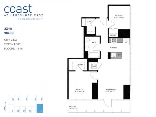 2 Bedroom 1 Bath In Chicago IL 60601 for Rent
