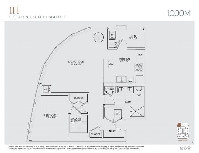 1 Bedroom 1 Bath In Chicago IL 60605 for Rent