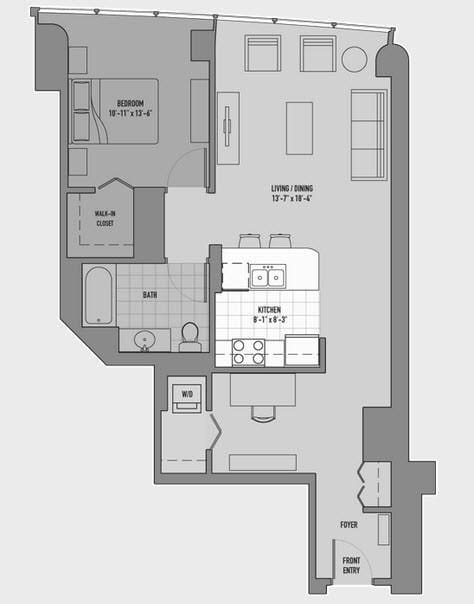 1 Bedroom 1 Bath In Chicago IL 60611 for Rent