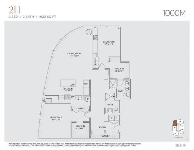 2 Bedroom 2 Bath In Chicago IL 60605 for Rent
