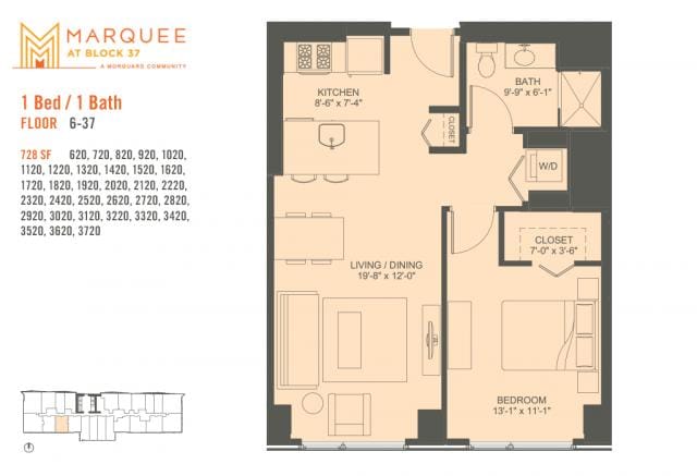 1 Bedroom 1 Bath In Chicago IL 60602 for Rent