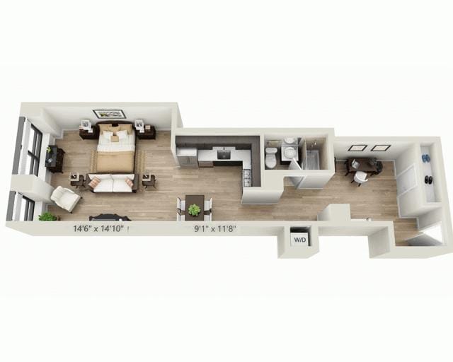 0 Bedroom 1 Bath In Manhattan NY 10005 for Rent
