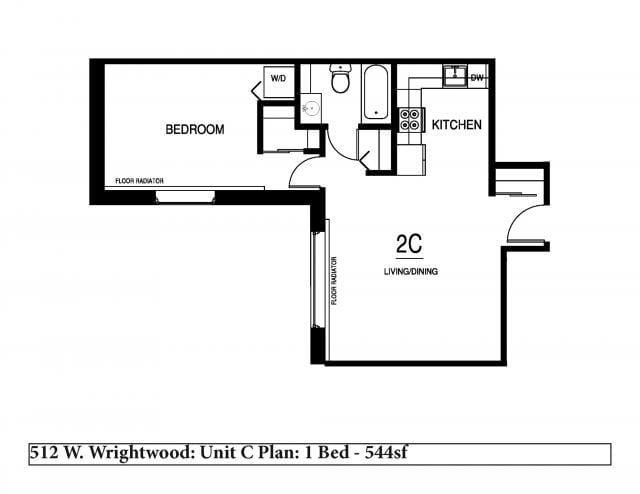 1 Bedroom 1 Bath In Chicago IL 60614 for Rent