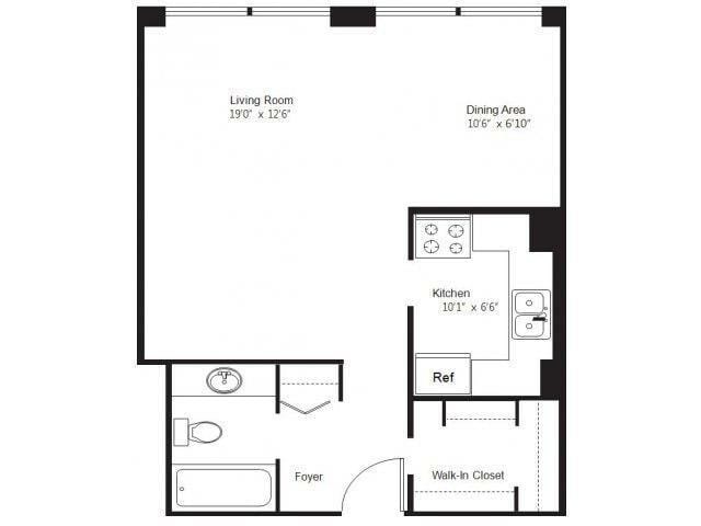 0 Bedroom 1 Bath In Chicago IL 60613 for Rent