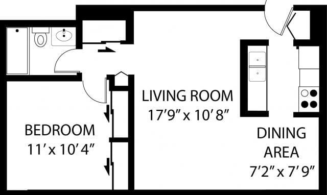 1 Bedroom 1 Bath In Chicago IL 60657 for Rent