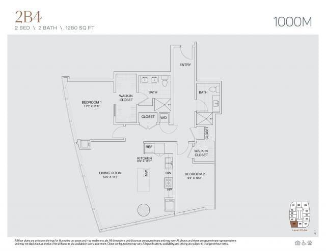 2 Bedroom 2 Bath In Chicago IL 60605 for Rent
