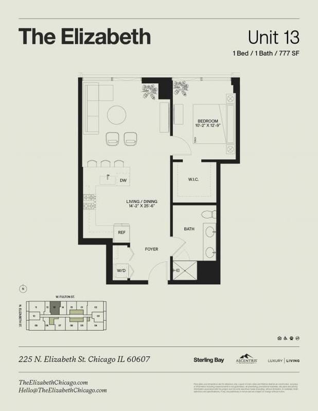 1 Bedroom 1 Bath In Chicago IL 60607 for Rent