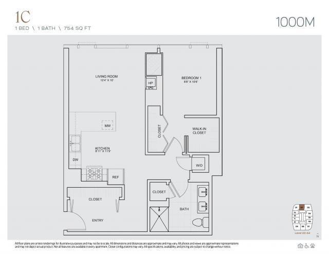 1 Bedroom 1 Bath In Chicago IL 60605 for Rent