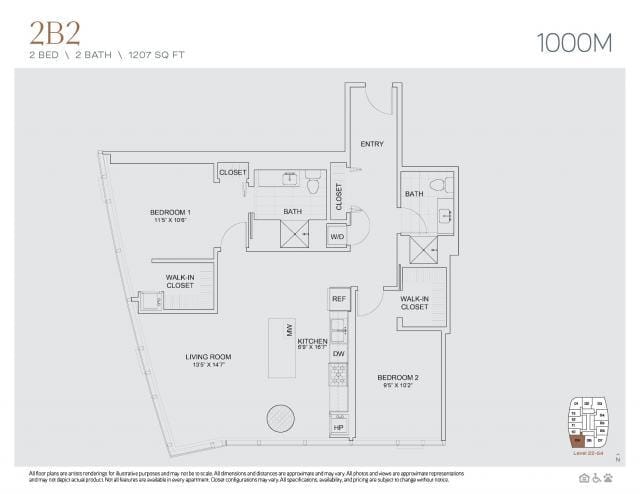 2 Bedroom 2 Bath In Chicago IL 60605 for Rent