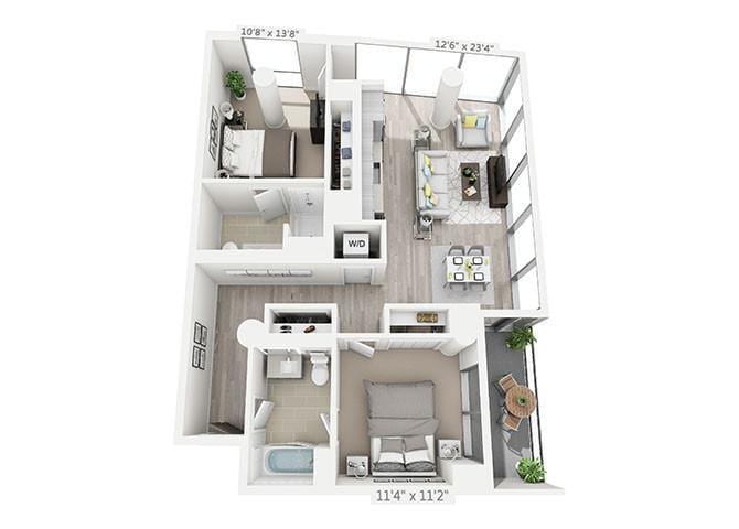 2 Bedroom 2 Bath In Chicago IL 60661 for Rent