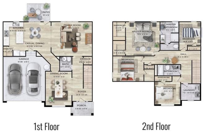 Magnolia Trace - 2525 with Basement for Rent