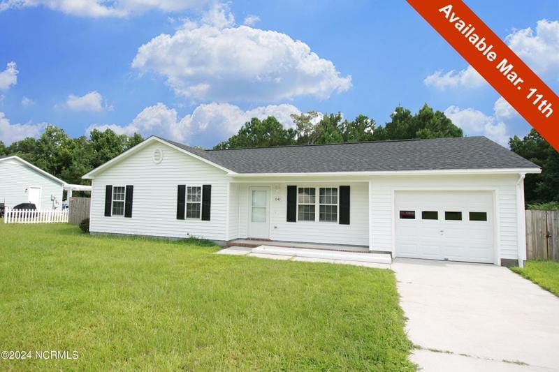 1043 Shirley Drive, Jacksonville, NC 28540 for Rent