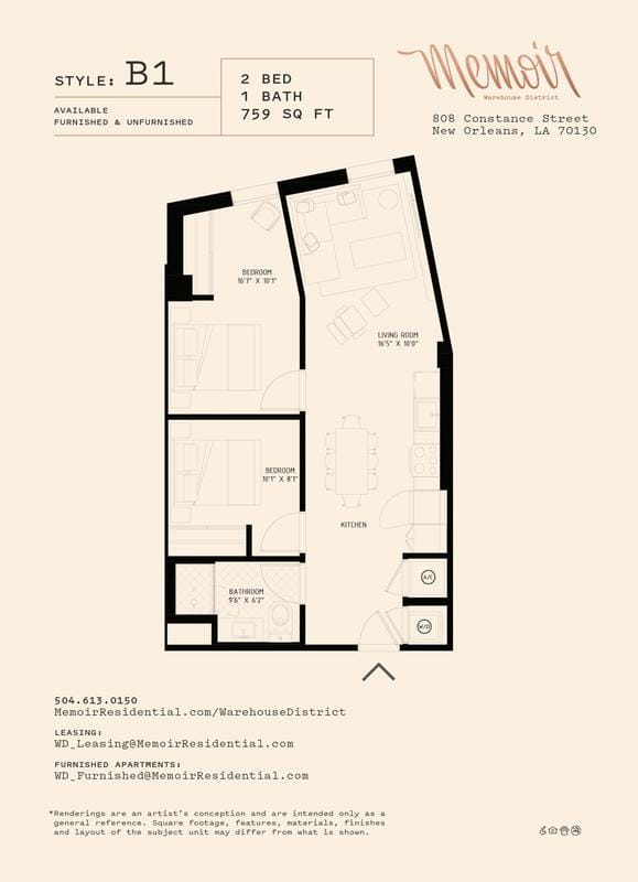 Memoir Warehouse District - B1 for Rent