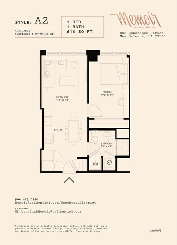 Memoir Warehouse District - A2 for Rent