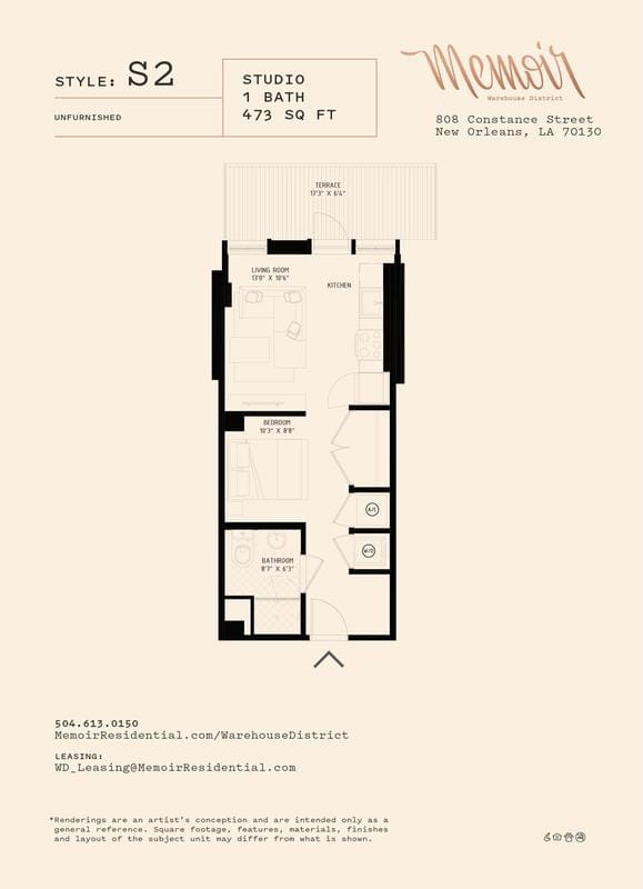 Memoir Warehouse District - S2 for Rent