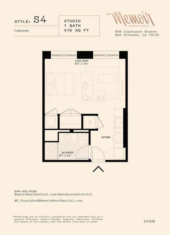 Memoir Warehouse District - S4 for Rent