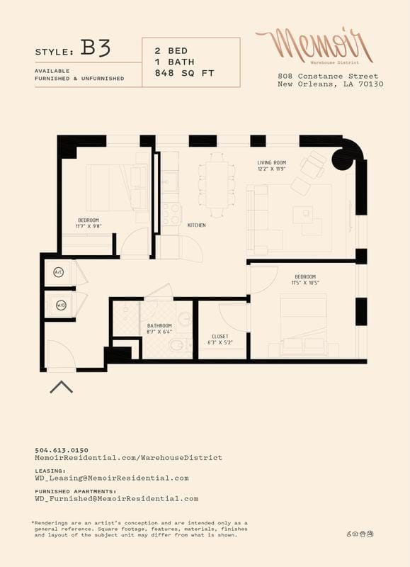 Memoir Warehouse District - B3 for Rent