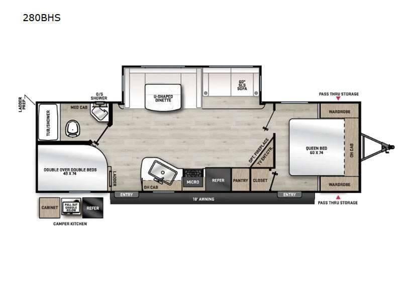 2024 Forest River Aurora Sky Series 280BHS 32ft for Sale