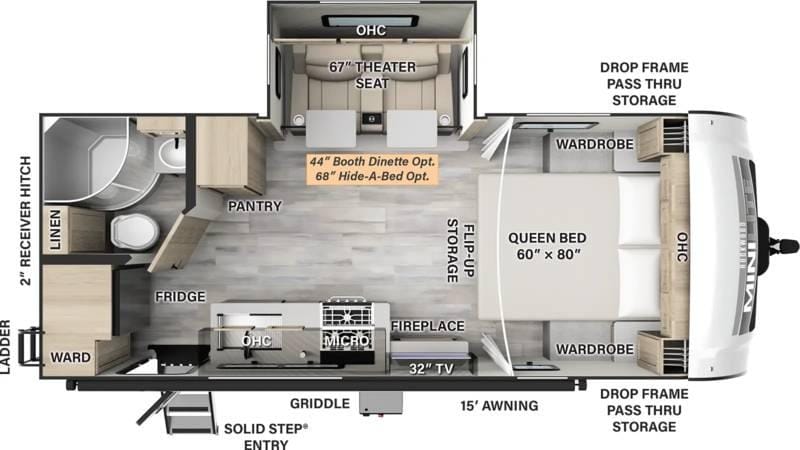 2024 Forest River Rockwood Mini Lite 2205s 22ft for Sale