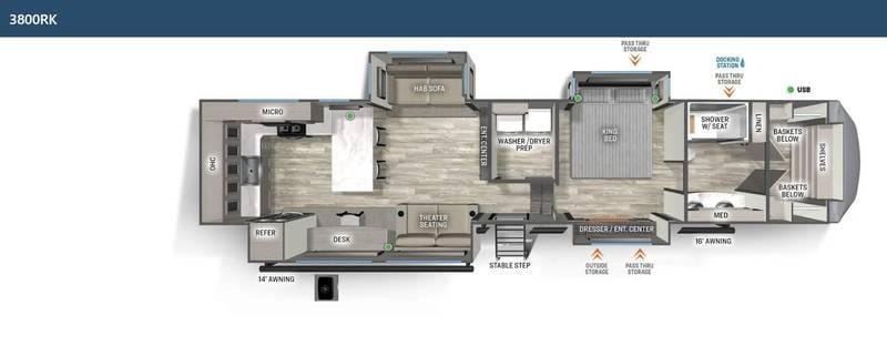 2024 Forest River Sierra 3800RK 52ft for Sale