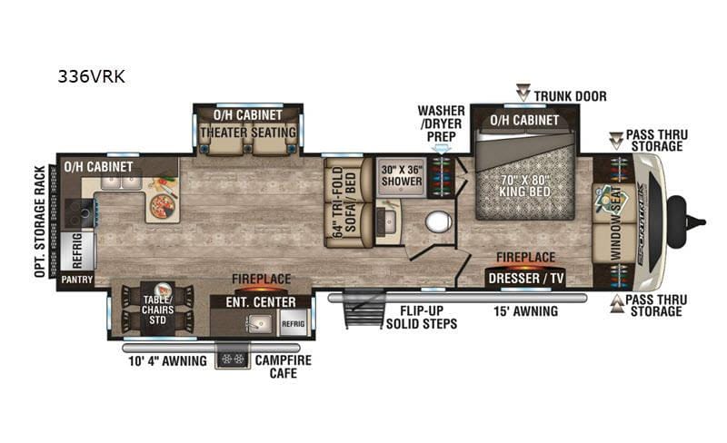 2019 Venture RV Sport Trek Touring Edition 336VRK 37ft for Sale