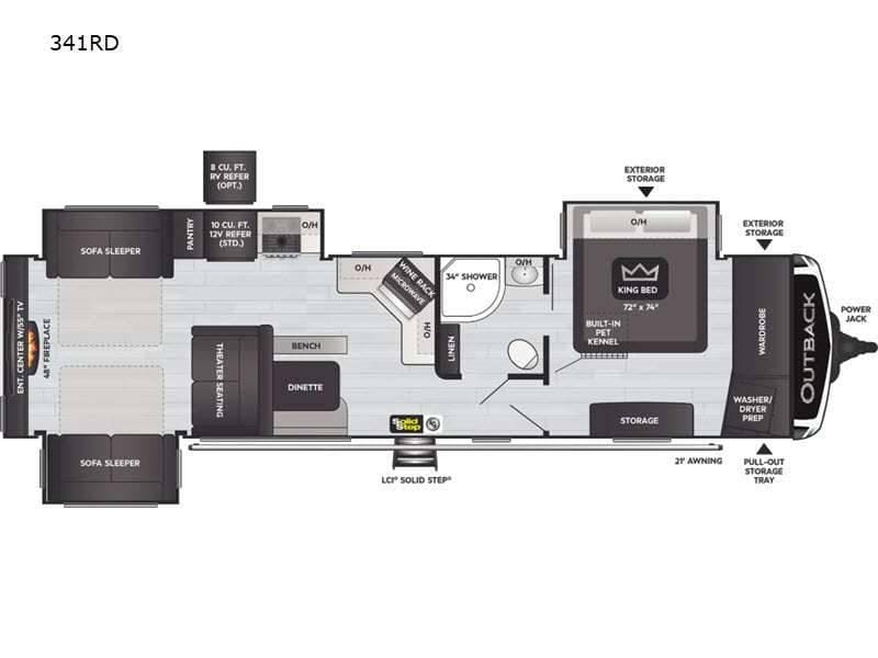 2022 Keystone Outback 341RD 38ft for Sale