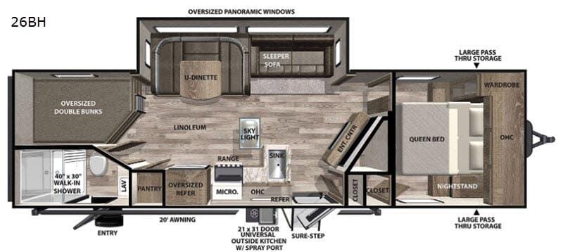 2020 Forest River Vibe 26BH for Sale