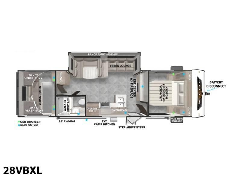 2024 Forest River Forest River Wildwood X-Lite 28VBXL 33ft for Sale