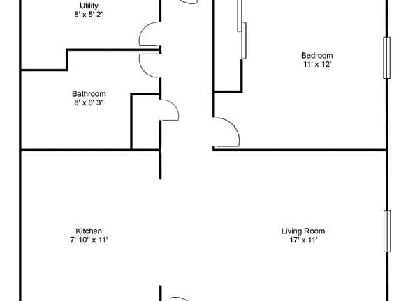 284 Williams St unit 1 - Plainville, IN 47568 - Home For Rent