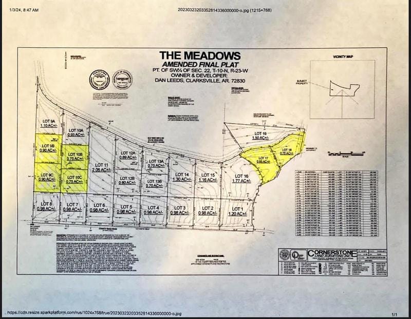 Clarksville, Johnson County, AR Undeveloped Land, Homesites for sale Property ID: 418593800