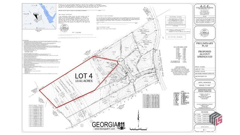 LOT 4 ALCOVY SPRINGS DRIVE, Monroe, GA 30656 Single Family Residence For Sale  MLS# 1013823