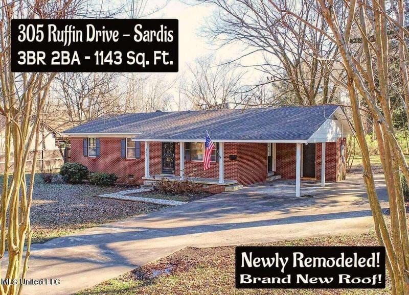 305 Ruffin Drive, Sardis, MS 38666  624432520 for Sale